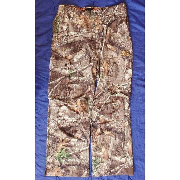 NWOT RealTree Men3X Hunting Pants Cargo. 33"Inseam, Pockets Branded, YKK Zipper - Picture 1 of 11
